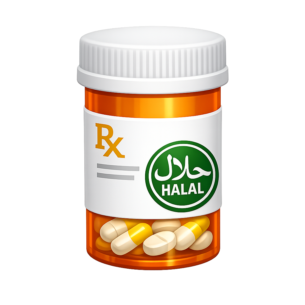 RxHalal halal medicine bottle